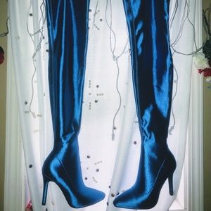 Dolls Kill Poster GirlVIRAL OUTLAW THIGHHIGH BOOTS